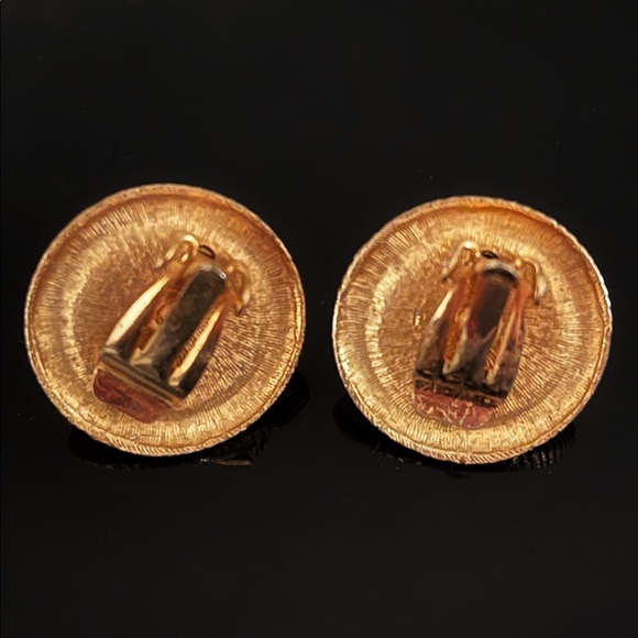 ✨Stunning Vintage Creative Woven Retro Clip On - Picture 2 of 2